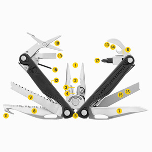 Мультитул Leatherman Charge Plus Black, 19 функций, черный, нейлоновый чехол (832513), фото 5