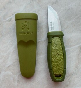 Нож Morakniv Eldris, нержавеющая сталь, цвет зеленый, с ножнами, 12651, фото 3