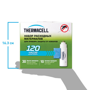 Набор запасной Thermacell Mega Refill (10 газовых картриджей + 30 пластин), фото 1