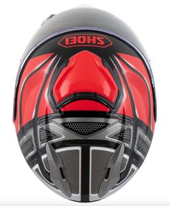 Мотошлем GT-Air 2 NOTCH SHOEI (черно-красно-белый глянцевый, TC-1, M), фото 4