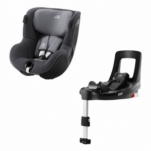 Автокресло Britax Roemer DUALFIX iSENSE Midnight Grey + база FLEX BASE iSENSE, фото 1