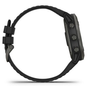 Умные часы Garmin Fenix 6X Pro Solar титановый серый DLC с черным ремешком, фото 5