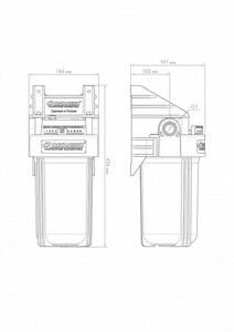 Корпус для картриджного фильтра Джилекс 1 М 10”, фото 2