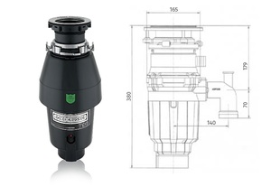 Измельчитель пищевых отходов Bone Crusher BC 700, фото 4