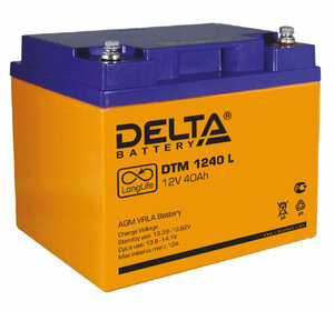 Аккумулятор Delta DTM 1240 L, фото 1