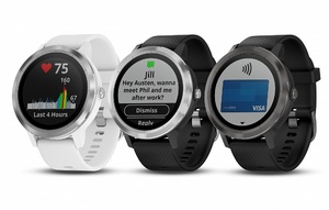 Garmin Vivoactive 3 серебристые с белым ремешком, фото 8
