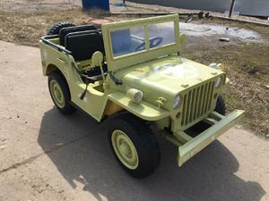 Детский автомобиль Toyland Jeep Willys YKE 4137 Matcha, фото 14