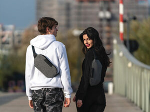 Сумка поясная для планшета до 7 дюймов XD Design Urban Bumbag, cерый, фото 20