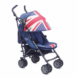 Коляска Easywalker MINI Buggy 2017 XL Union Jack Vintage + бампер