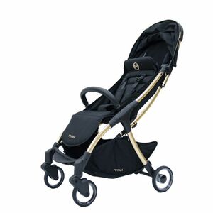 Коляска прогулочная RYAN PRIME Light Auto Royal Black GOLD Special Edition, фото 5