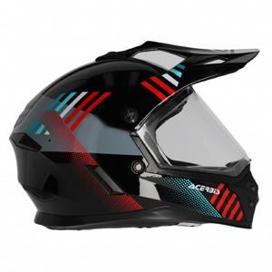 Шлем детский Acerbis RIDER JUNIOR Black/Red Y/L (53-54, глянцевый), фото 3