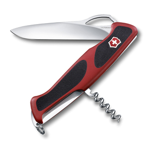 Нож Victorinox RangerGrip 63, 130 мм, 5 функций, красный с черным, фото 1