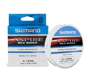 Леска зимняя SHIMANO Aspire Silk S Ice 50м прозрачная 0,165мм 3,1кг, фото 1