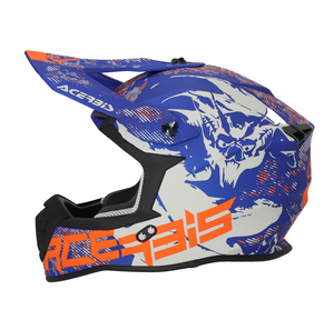 Шлем Acerbis LINEAR 22-06 Grey/Blue матовый M, фото 3