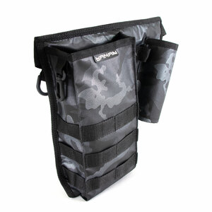 Сумка рыболовная поясная "Yaman" Fishing Pocket Hip, 30х22х6 см, цв.сер.камуфляж + 1 кор. LUNO 18, фото 3