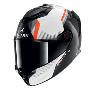 Шлем Shark SPARTAN GT PRO DOKHTA CARBON Black/White/Orange (XXL), фото 1