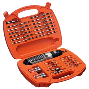 Набор инструментов автомобильный Black & Decker A7071 (54 предмета, аккумуляторная отвертка), фото 1
