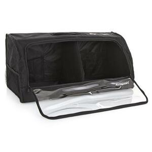 Органайзер в багажник TRAVEL ORG-35 BK ( 70х32х30см, брезент, прозрачный клапан, чёрный), фото 2