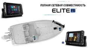 Lowrance Elite FS 7 с датчиком Active Imaging 3-в-1, фото 9