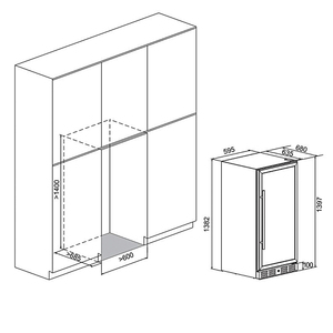 Винный шкаф Meyvel MV116-KST2, фото 12