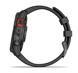 Умные часы Garmin Fenix 7 Solar серый с черным ремешком, фото 11