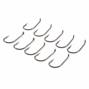 Крючок KOI "GRIP CARP HOOK", размер 2 (INT), цвет BN (10 шт.), фото 3