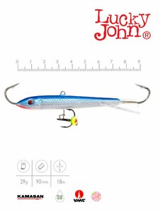 Балансир Lucky John CLASSIC 9 + тр. 90мм/15H блистер, фото 3