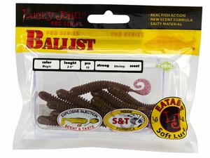 Твистеры съедобные LJ Pro Series BALLIST 2.5in (06.30)/S14 10шт., фото 4