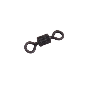 Вертлюг Namazu Pro ROLLING RIBBED SWIVEL, латунь, цв. Carbon, р. 7, test-14 кг (уп. 10 шт.), фото 5