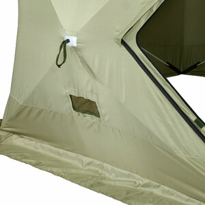 Баня-палатка СЛЕДОПЫТ куб походная, 2,15х2,15х2,05 м, 1 слой, цвет олива, фото 6