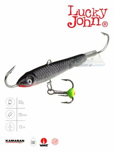 Балансир Lucky John CLASSIC 7 + тр. 70мм/13H блистер, фото 2