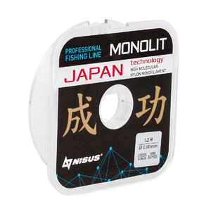 Леска MONOLIT 0,181mm/50m Nylon Transparent (N-MO-0.181-50) Nisus, фото 3