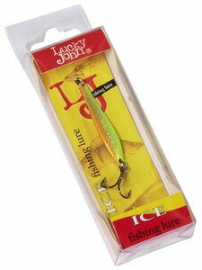 Блесна вертикал. зим. Lucky John S-1 с тр. 01.5г OR блистер, фото 5