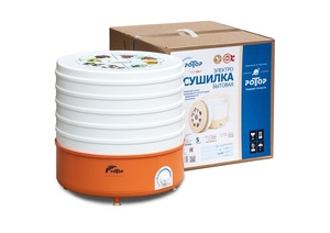 Сушилка для овощей и фруктов Ротор СШ-002, 5 поддонов, гофротара, фото 1