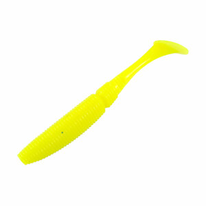 Виброхвост YAMAN PRO Sharky Shad, р.3,75 inch, цвет #02 - Chartreuse (уп 5 шт.), фото 3