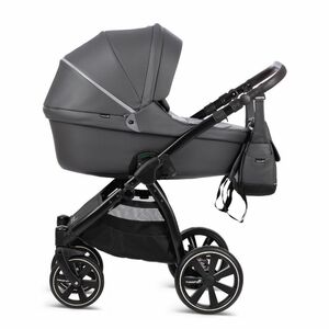 Коляска 2 в 1 Noordi Fjordi Leather 2021, Shadow Grey, фото 4