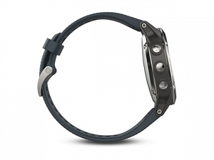 Garmin Fenix 5 серебристые с синим ремешком, фото 5