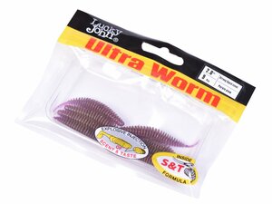 Слаги съедобные искусственные LJ Pro Series TRICK ULTRAWORM 2,0in (05.00)/S13 9шт., фото 4