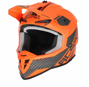 Шлем Acerbis LINEAR Black/Orange S, фото 1