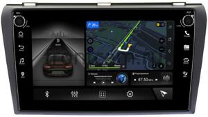 Штатная магнитола Mazda 3 (BK) 2003-2009 LeTrun 7803-9032 на Android 10 (4G-SIM, 4/64, DSP, IPS) c крутилками c оптическим выходом, фото 1