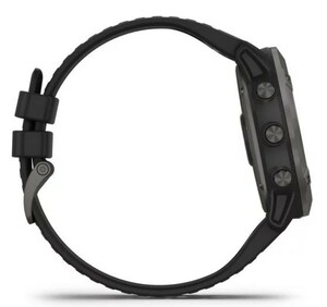 Garmin Fenix 6X Sapphire серый DLC с черным ремешком, фото 4