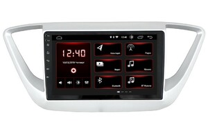 Штатная магнитола InCar XTA-2402 для Hyundai Solaris (Android 8.1), фото 1