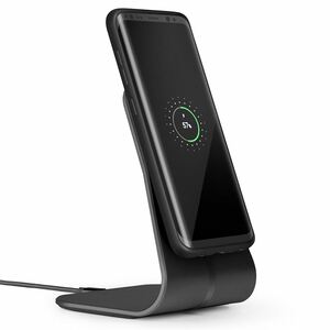 Док-станция с беспроводным зарядным устройством XVIDA Wireless Charging Desk Stand, черный, фото 2