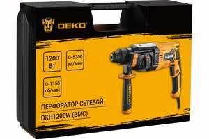 Перфоратор сетевой DEKO DKH1200W в кейсе, 1200 Вт, фото 5