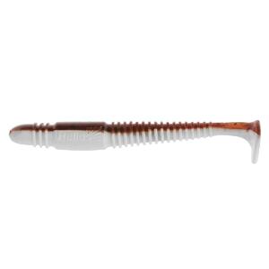 Виброхвост несъедоб. Minoga 3,75"/9.5 см Rusty & White 20шт. (HS-17-005-N-20) Helios (0), фото 2