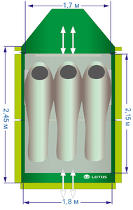 Спальная палатка Лотос 5 Саммер, фото 6
