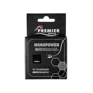 Леска MONOPOWER UNIVERSAL 0,16mm/100m Clear Nylon (PR-MU-T-016-100) Premier Fishing, фото 4