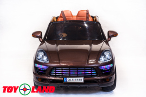 Детский автомобиль Toyland Porsche Macan QLS 8588 Коричневый, фото 3