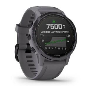 Garmin Fenix 6s Pro Solar аметистовый с темно-серым ремешком, фото 2