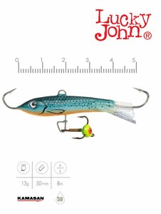 Балансир Lucky John CLASSIC 5 + тр. 50мм/53 блистер, фото 3